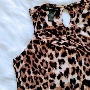 INC Animal Print Dress